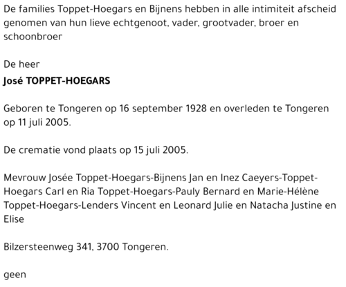 José TOPPET-HOEGARS