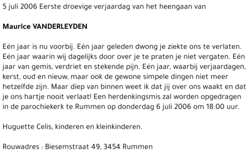 Maurice Vanderleyden