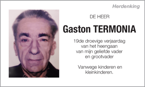 Gaston Termonia