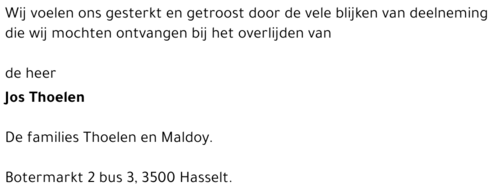 Jos Thoelen