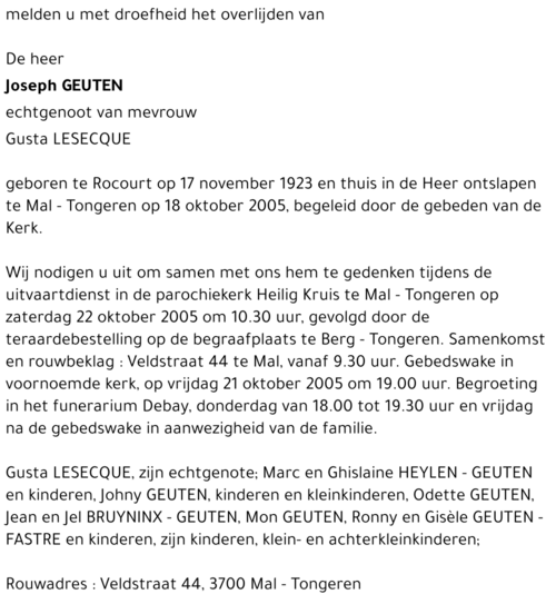 Joseph Geuten