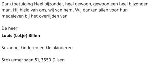 Louis (Lotje) Billen