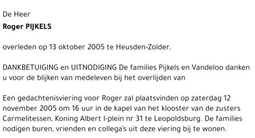 Roger PIJKELS