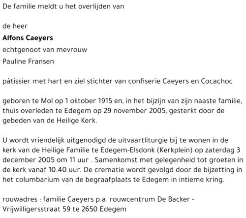 Jan Caeyers