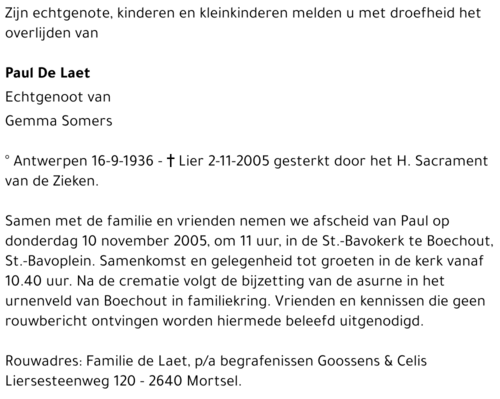 Paul De Laet