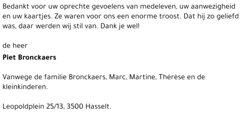 Piet Bronckaers