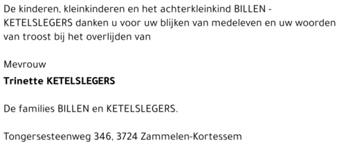 Trinette Ketelslegers
