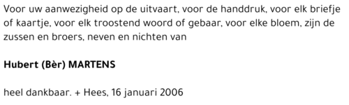 Hubertus (Bèr) Martens