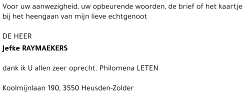 Jefke Raymaekers