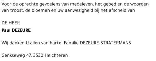Paul Dezeure