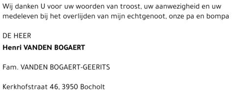 Henri Vanden Bogaert