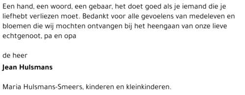 Jean HULSMANS