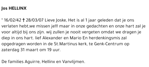 Jos HELLINX