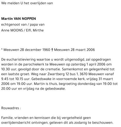 Martin Van Noppen
