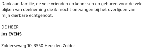 Jos Evens