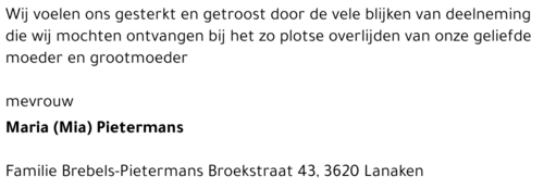 Maria Pietermans