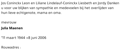 Julia Maenen