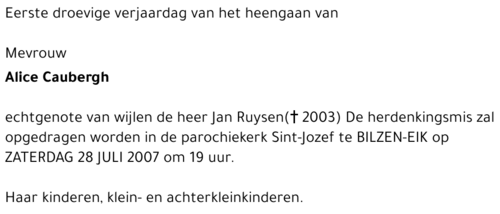 Alice CAUBERGH