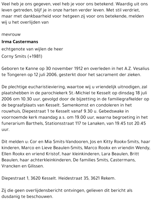 Irma Castermans