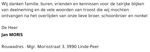 Jan MORIS