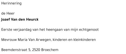 Jozef Van den Heurck