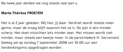 Marie-Thérèse Froeyen