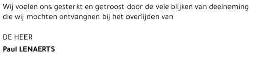 Paul Lenaerts