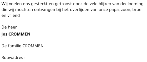 Jos Crommen