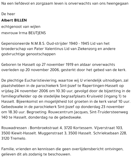 Albert Billen