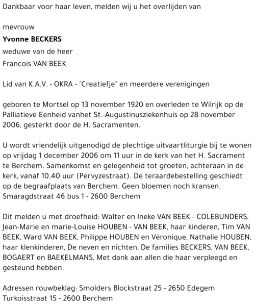 Yvonne Beckers