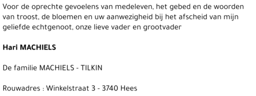 Hari Machiels
