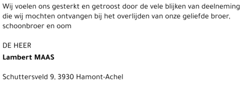 Lambert Maas