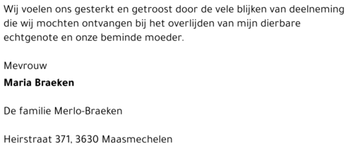 Maria Braeken