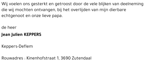 Jean Julien KEPPERS