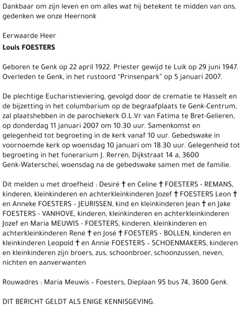 Louis FOESTERS