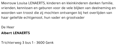 Albert LENAERTS
