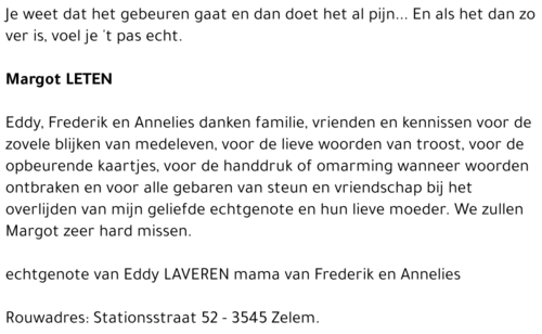 Margot LETEN