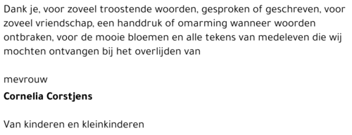 Cornelia Corstjens