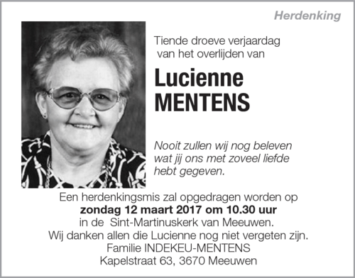Lucienne Mentens