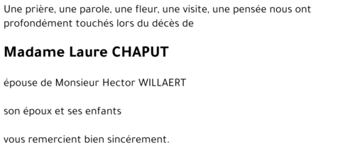 Laure CHAPUT