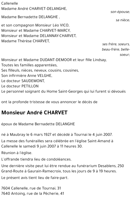 André CHARVET