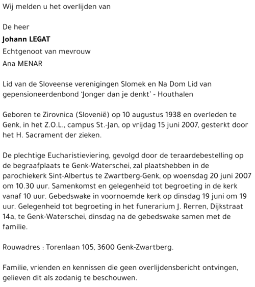 Johann LEGAT