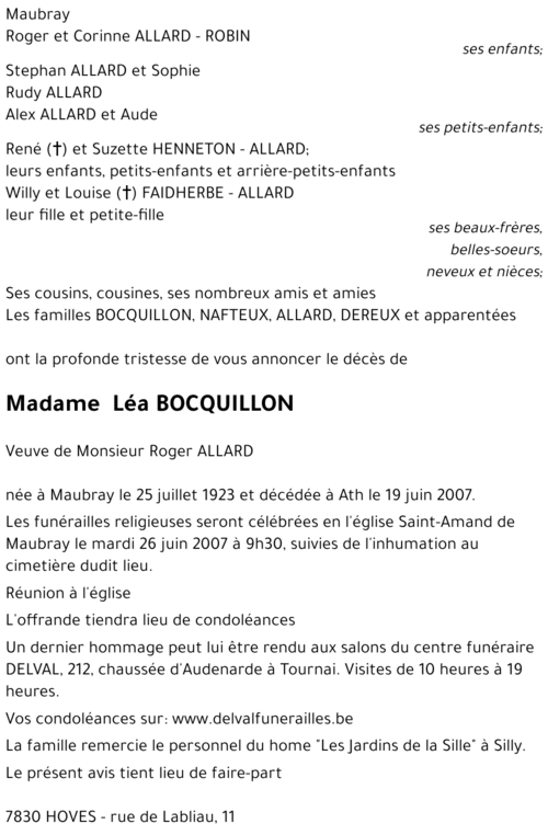 Léa BOCQUILLON
