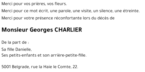 Georges CHARLIER