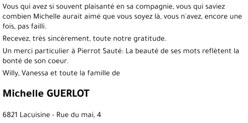 Michelle GUERLOT