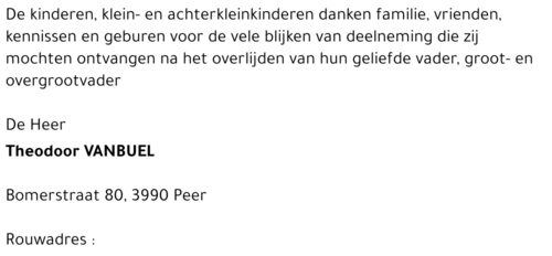 Theodoor VANBUEL