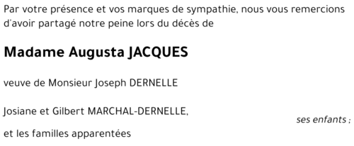 Augusta JACQUES