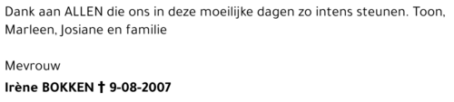 Irène BOKKEN
