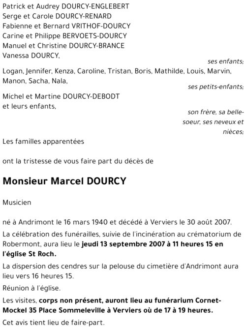 Marcel DOURCY