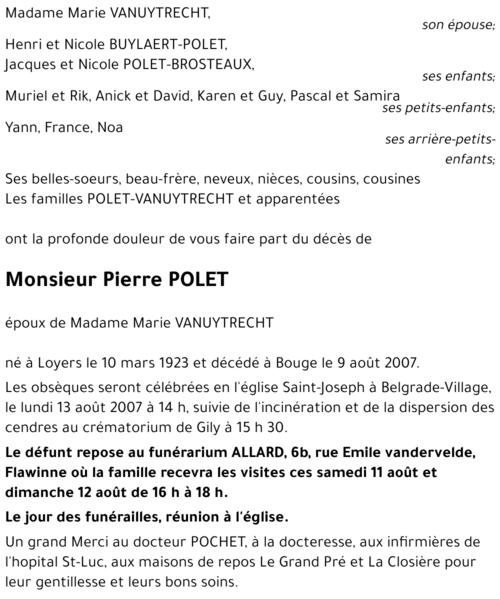 Pierre POLET